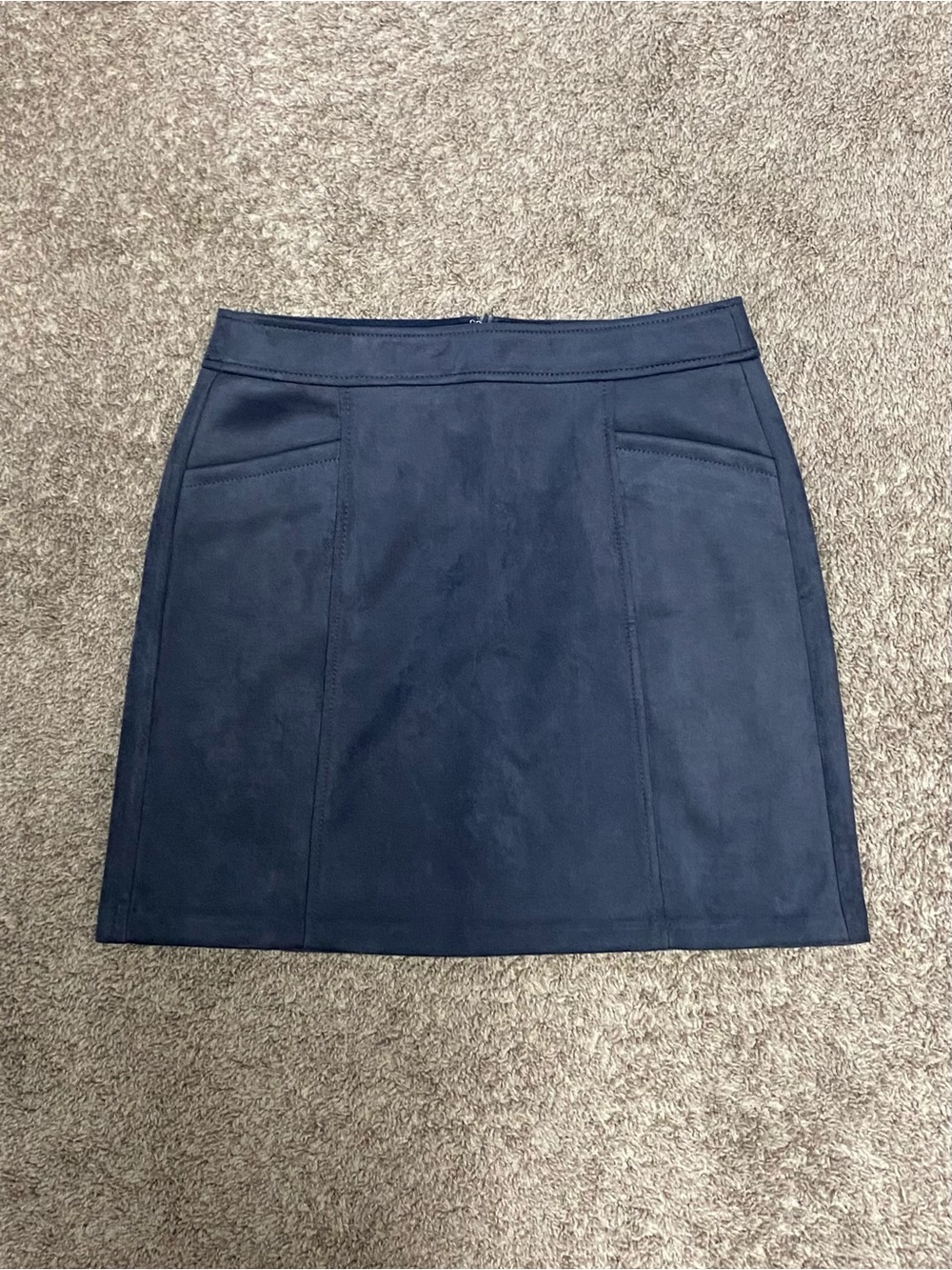 Loft suede skirt